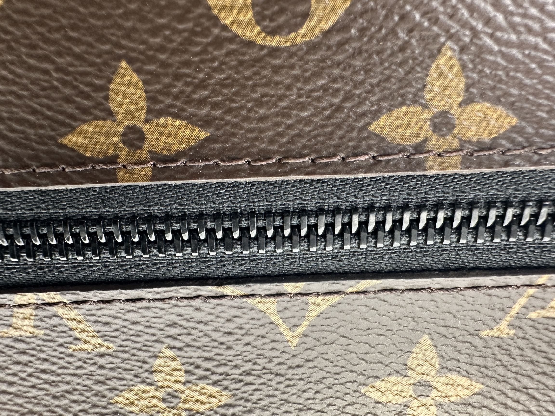 Louis Vuitton Monogram Solar Ray A4 Pouch with Orange Chain photo 2